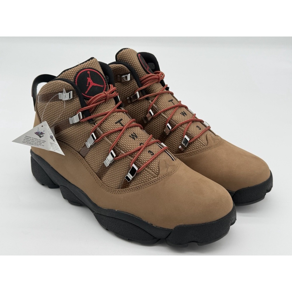 Size 12 - Nike Air Jordan Winterized 6 Rings Rocky Tan FV3826-202 No Box Lid